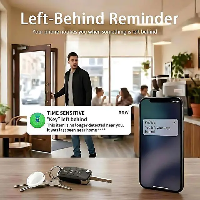 Alt view image 6 of 7 - 2 Pack GPS Tracker for Vehicles with Magnetic Case Global Real-Time Bluetooth Tracking Device for Cars Hidden Work with Apple Find My (iOS Only) Waterproof No Fee No Subscription No SIM Card Required