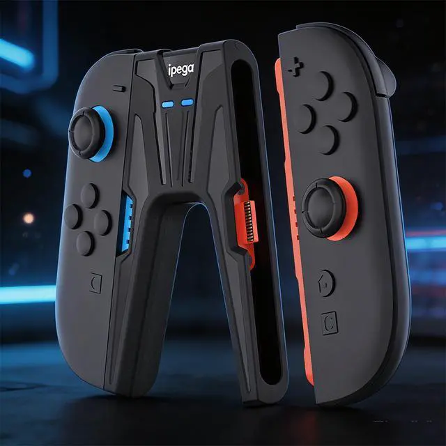 Alt view image 2 of 7 - TOPWOLF Charging Grip + Storage Stand for Nintendo Switch 2, Magnetic Controller Grip for Joy-Con 2 Controller, Auto-Attachment with LED Indicator, Play While Charging Grip Dock