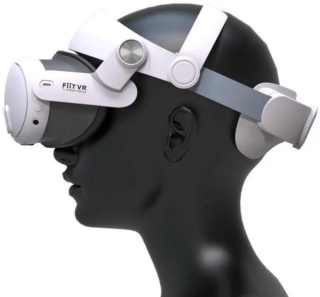 Alt view image 2 of 5 - Meta Quest 3/3S Head Strap, Elite Replacement Adjustable Comfort Foam Battery Head Strap