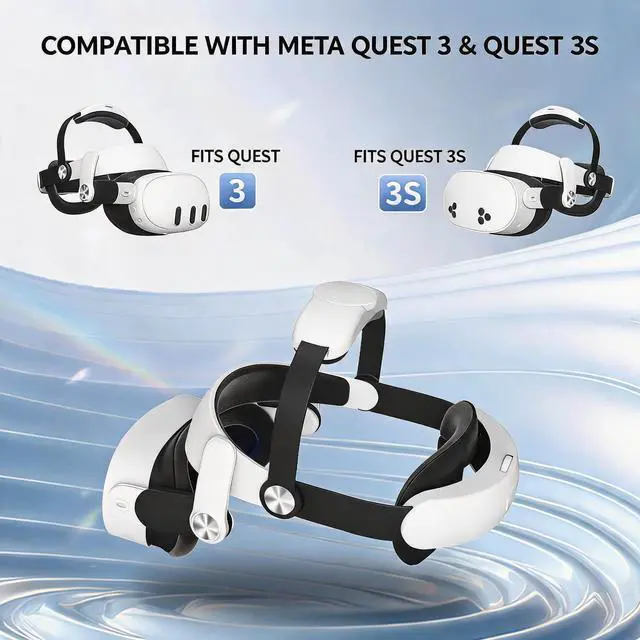 Alt view image 4 of 5 - Meta Quest 3 Headband with Dual Knobs for Adjustment, Elite Oculus Quest 3 Comfort Headband VR Accessories