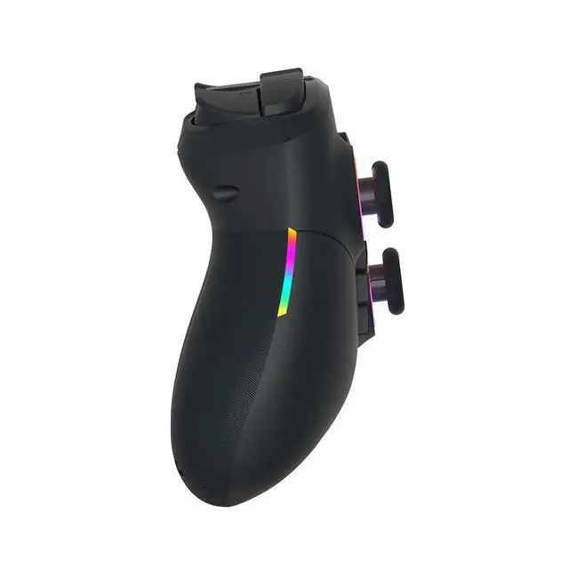 Alt view image 5 of 6 - TOPWOLF RGB Wireless Controller for Switch 2 / Switch Lite / PC / Android / iOS 7Color LED, C Button GameChat, MKey Macro, 4Level Vibration, Turbo & 9Axis Gyro, 600mAh Battery, TypeC
