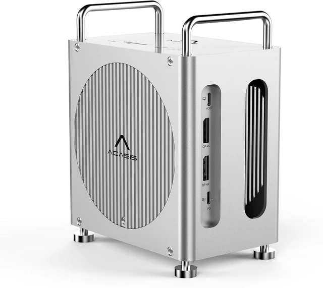 Main image of Acasis 11-in-1 Dual-Bay NVMe RAID Docking Station 40Gbps Aluminum Enclosure for Mac mini M4 with Dual 4K DisplayPort MST USB-A 10Gbps SSD/HDD External Storage