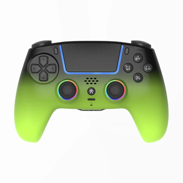 Alt view image 2 of 5 - TOPWOLF PS5 Controller with Hall Effect Joysticks & Triggers, Wireless/USB Bluetooth Gamepad for PS5/PS5 Slim/Pro/PC, RGB, Dual Vibration, 6-Axis Motion, Macro/Turbo, Back Buttons, Touchpad, 1000mAh