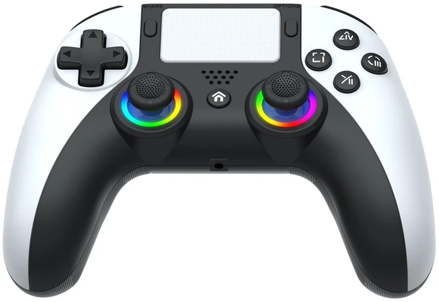 Alt view image 5 of 7 - TOPWOLF PS5 Bluetooth Controller, Hall Effect Joystick Wireless USB PC Gamepad for PS5/PS5 Slim/Pro/PC, RGB, Dual Vibration, 6-Axis Motion, Turbo/Macro, Touchpad, Back Buttons