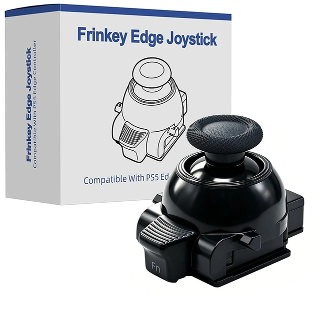 Main image of TOPWOLF TMR Hall Effect Joystick Replacement for PS5 Edge Controller, Fixed 76gf & Adjustable 30-80gf Damping Modules, Anti-Slip Texture, Quick Swap, Plug & Play, Restore Original Feel, 31g