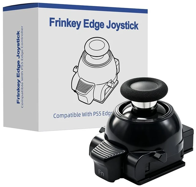 Main image of TOPWOLF TMR Hall Effect Joystick Replacement for PS5 Edge Controller, Fixed 76gf & Adjustable 30-80gf Damping Modules, Anti-Slip Texture, Quick Swap, Plug & Play, Restore Original Feel, 31g
