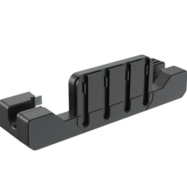 Alt view image 2 of 6 - Switch 2 Joy-Con Charging Dock, 4-in-1 Charging Station for Left/Right Controllers with Game Card Storage Slots, USB Powered, LED Indicators, Case-Friendly