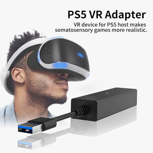 Alt view image 3 of 7 - Aolion PS5 VR Adapter Cable for PS4 Camera - USB 3.0 Male to Female PS4 to PS5 VR Adapter for PlayStation VR, LED Indicator, Anti-Corrosion, Plug & Play