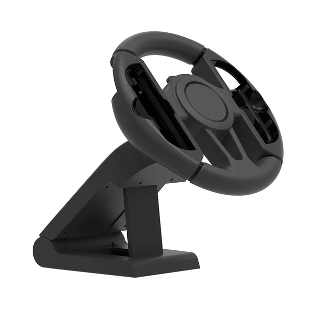Alt view image 6 of 7 - TOPWOLF Racing Game Steering Wheel for Switch & Switch 2, Detachable Joy-Con Wheel with 4 PVC Suction Cups, 270° Rotation, 2-in-1 Handheld & Dock Mode, Foldable ABS Grip