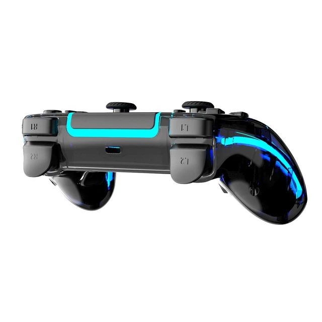 Alt view image 4 of 7 - LinYuvo Wireless Bluetooth RGB Gaming Controller for PS5/PS5 Slim/PS5 Pro/PC/Android, Hall Effect Joysticks, Programmable Back Keys, Turbo, Touch Pad, Audio