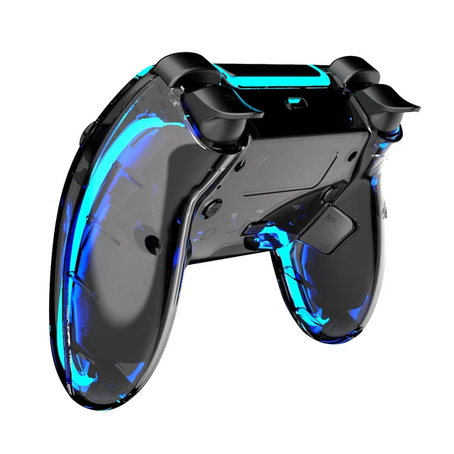 Alt view image 6 of 7 - LinYuvo Wireless Bluetooth RGB Gaming Controller for PS5/PS5 Slim/PS5 Pro/PC/Android, Hall Effect Joysticks, Programmable Back Keys, Turbo, Touch Pad, Audio