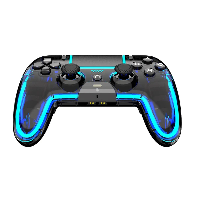 Alt view image 7 of 7 - LinYuvo Wireless Bluetooth RGB Gaming Controller for PS5/PS5 Slim/PS5 Pro/PC/Android, Hall Effect Joysticks, Programmable Back Keys, Turbo, Touch Pad, Audio