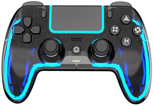 Main image of LinYuvo Wireless Bluetooth RGB Gaming Controller for PS5/PS5 Slim/PS5 Pro/PC/Android, Hall Effect Joysticks, Programmable Back Keys, Turbo, Touch Pad, Audio