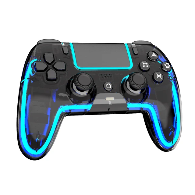 Alt view image 3 of 7 - LinYuvo Wireless Bluetooth RGB Gaming Controller for PS5/PS5 Slim/PS5 Pro/PC/Android, Hall Effect Joysticks, Programmable Back Keys, Turbo, Touch Pad, Audio