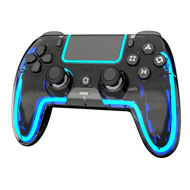 Alt view image 2 of 7 - LinYuvo Wireless Bluetooth RGB Gaming Controller for PS5/PS5 Slim/PS5 Pro/PC/Android, Hall Effect Joysticks, Programmable Back Keys, Turbo, Touch Pad, Audio