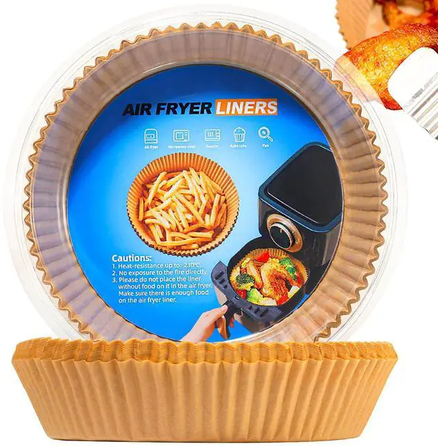 Main image of Air Fryer Liners Disposable,6.5inch 100PCS Round Parchment Paper For Baking