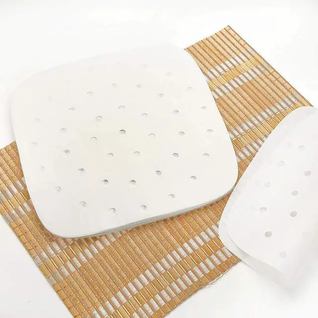 Alt view image 7 of 7 - Air Fryer Liners - 8.5 Inches, 100pcs Premium Perforated Parchment Paper Compatible with Philips, Cozyna, Secura, NuWave Brio, Chefman, GoWISE USA, BLACK+DECKER, COSORI and More Air fryers