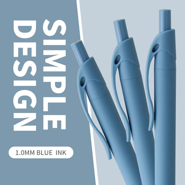 Alt view image 2 of 6 - Pens Bulk, 50 Pack No Bleed Click Pens, Wholesale Retractable Ballpoint Pens, Pen Medium Point, Smooth Ink Pen, 1.0MM Blue Ink
