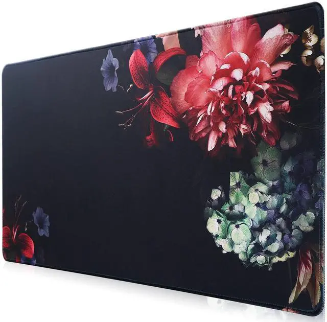 Main image of Gaming Mouse Pad, Large Mouse Pad Size 27.5x11.8 Thickness 0.12 inches,Premium-Textured Non-Slip & Waterproof Computer Mousepad with Stitched Edges for Gaming, Office & Home-70x30 Hua