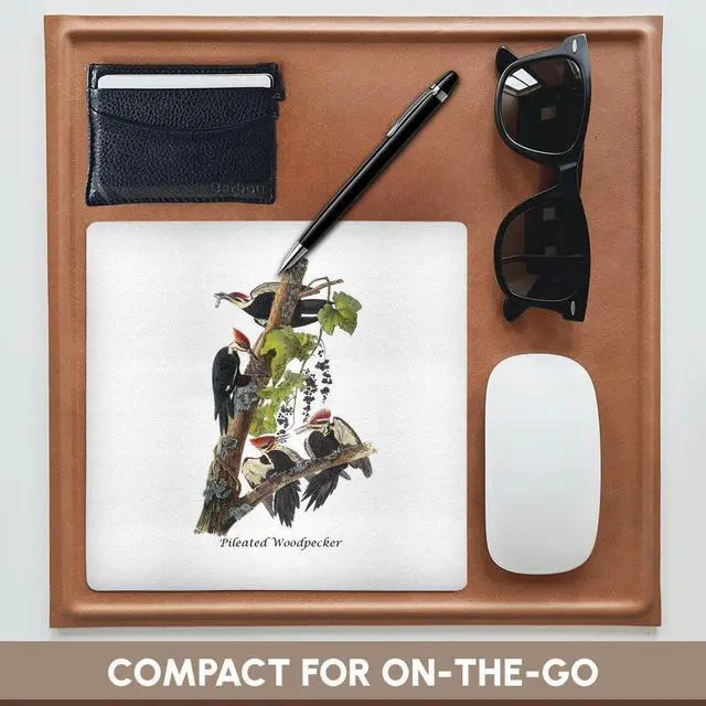 Alt view image 4 of 7 - Pileated Woodpecker by John James Audubon - Mouse Pad, 8 by 8 inches (mp_114053_1)