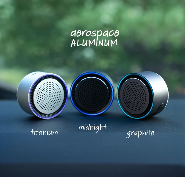 Alt view image 7 of 7 - MagBeat Bluetooth Speaker with Magnetic Wireless Charger (Midnight), Portable Stereo Sync TWS, Booming Bass, Up to 10H , IPX7 Waterproof, Aluminum Unibody Design for Home/Outdoor/Beach, Birthday Gift
