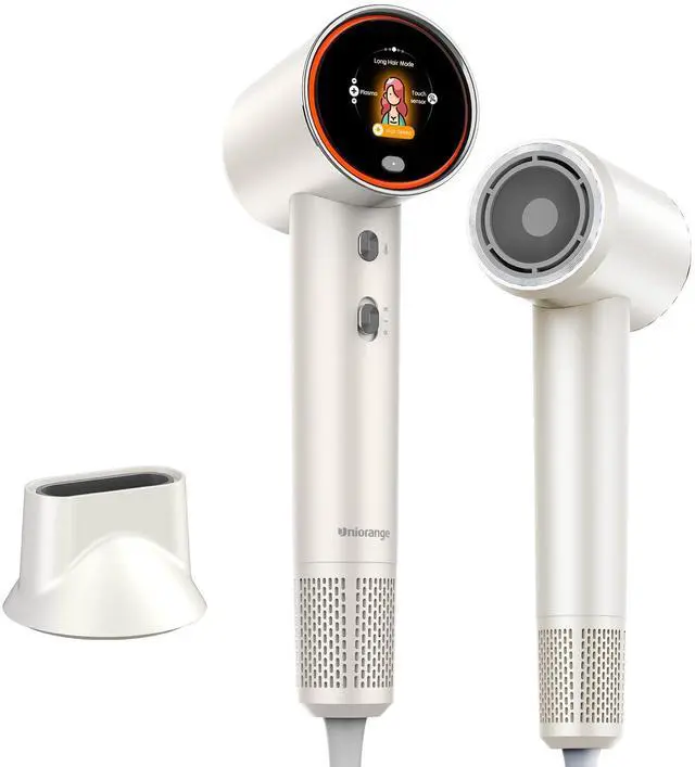 Main image of High Speed Hair Dryer, 1Billion Plasma Ionic Blow Dryer with 110000 RPM Brushless Motor for Fast Drying, Low Noise Lightweight Design with Smart LCD Display, Anti-Frizz and Static for Frizzy Hair.