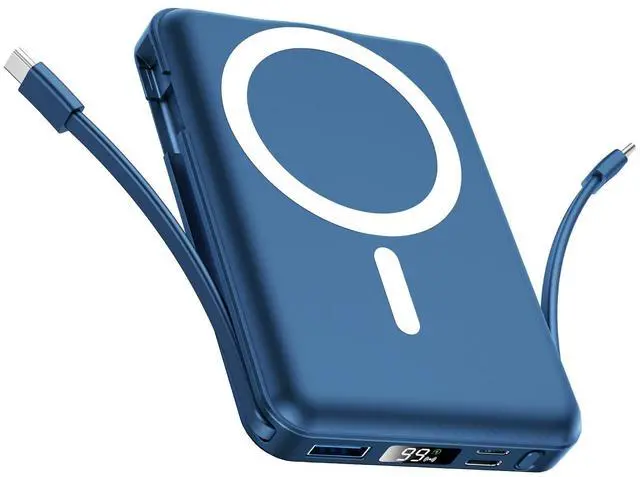 Main image of for Magsafe Power Bank, 10000mAh Magnetic Power Bank with USB-C Cable and PD 20W USB C Fast Charging LED Display, Wireless Portable Charger for iPhone 17/16/15/14/13/12/Pro/Pro Max