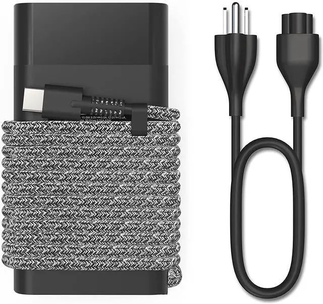 Main image of Slim 65W 45W USB C Charger,Compatible with Hp Spectre X360 EliteBook Chromebook ProBook Envy Fast Charging Type C Travel Laptop Power Adapter