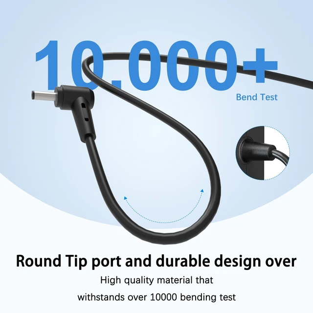 Alt view image 5 of 7 - 65W 45W 33W Laptop Charger for Asus Vivobook 4.0 * 1.35mm Compatible with Asus Vivobook X512 X512JA X512DA X515 X515EA F415E F415 F512J F510UA F510QA F512DA F512JA F512UA X540S X540SA