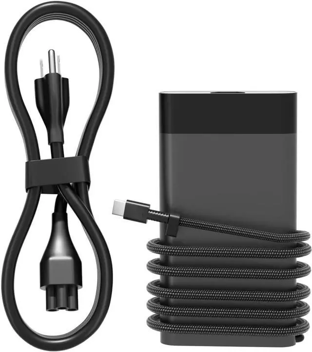 Main image of Slim 65W USB-C Charger Compatible with HP Elitebook, Spectre, Envy, ProBook, Pavilion, Fortis, OmniBook,ZBook Firefly, Elite x2, Chromebook X360 Laptop Travel Fast Charging Adapter