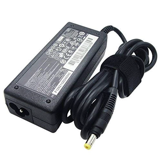 Alt view image 2 of 5 - Laptop Charger Power Adapter 18.5V 3.5A 4.81.7mm 65W Compatible for HP Compaq 6720s 500 510 520 530 540 550 620 625 G3000 with US Cable