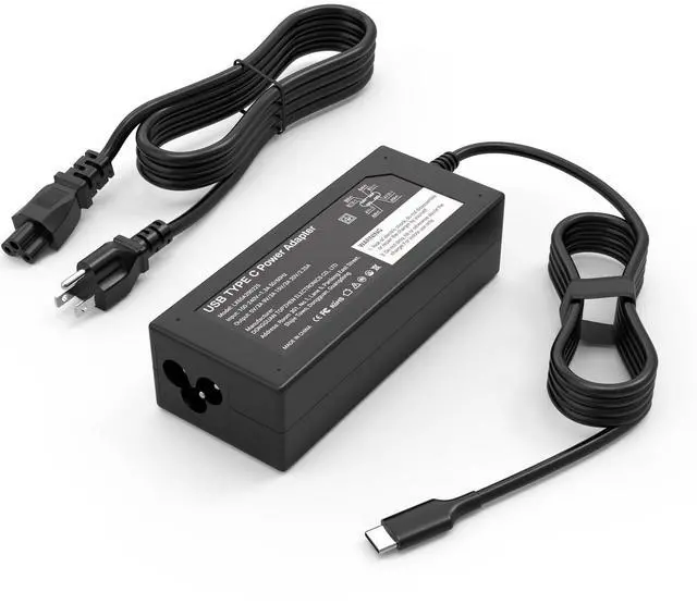 Main image of Replacement for Chromebook Charger 45W USB C;Compatible with HP Chromebook X360 14-ca051wm 14-ca052wm 14-ca091wm ca061dx 14-ca0061dx 14-ca060nr 14-ca020nr 14-ca043cl Power Supply Adapter