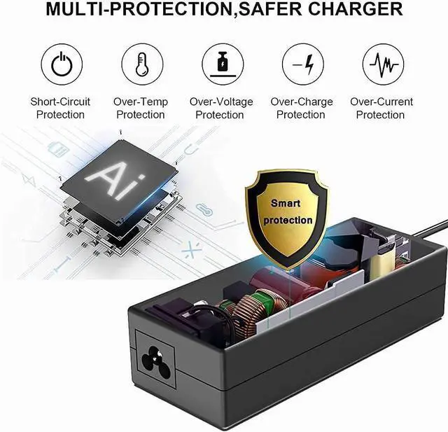 Alt view image 4 of 6 - Replacement for Chromebook Charger 45W USB C;Compatible with HP Chromebook X360 14-ca051wm 14-ca052wm 14-ca091wm ca061dx 14-ca0061dx 14-ca060nr 14-ca020nr 14-ca043cl Power Supply Adapter