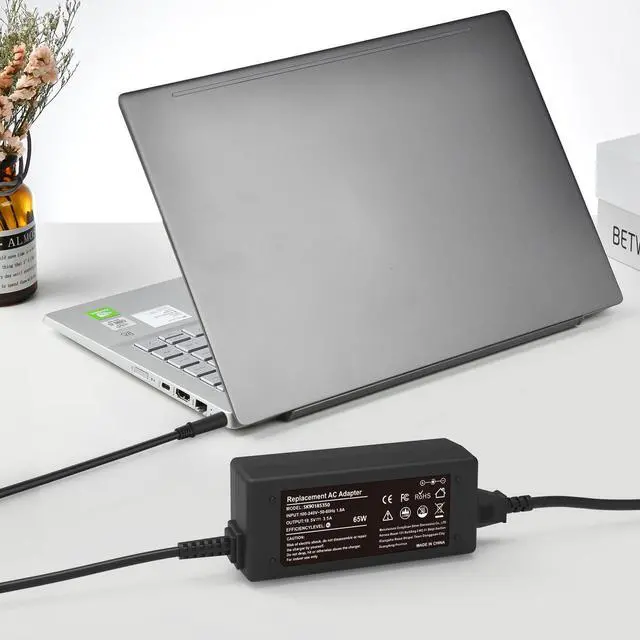 Alt view image 5 of 7 - 65W Laptop Charger Compatible with HP Pavilion DV7 DV6 DV5 DV4 DM4 G7 G6,Compaq Cq57 Cq62 Cq56 Cq61 Cq60 Cq58,2000-329WM 2000-2A20NR 2000-2B09WM,Probook 4540s 4440s 4430s 4520s 4530s 6570b