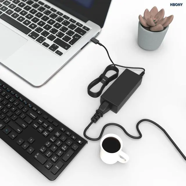 Alt view image 7 of 7 - 65W USB C Laptop Charger Compatible with Lenovo Thinkpad Laptop Charger 65W USB C Charger T14 T14s X1 Think pad, Yoga Computer Charger 7i, 65 Watt Fast Replacement Type C Chromebook Power Cord Adapter