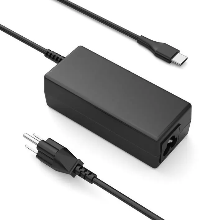 Main image of 45W USB C Laptop Charger Ac Adapter for Chromebook 11 13 14 14A ThinkPad Latitude 5420 XPS Elite Specter X360 14-ca051wm 14-ca020nr 14-ca061dx Power Cord for All USB Type C Laptop