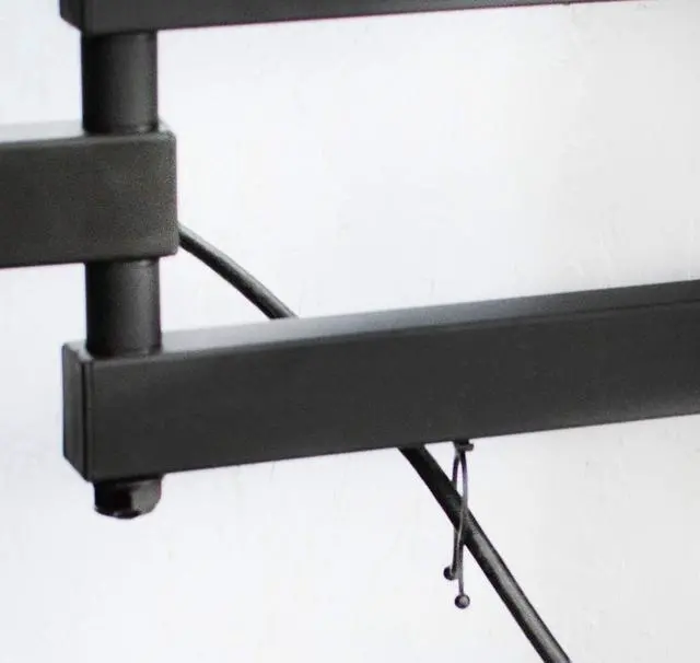 Alt view image 7 of 7 - 23 to 55 inch Screen TV Wall Mount with Adjustable Tilt and Entertainment Shelf, Floating AV, DVD Shelving, Black, Mount-VWSF1