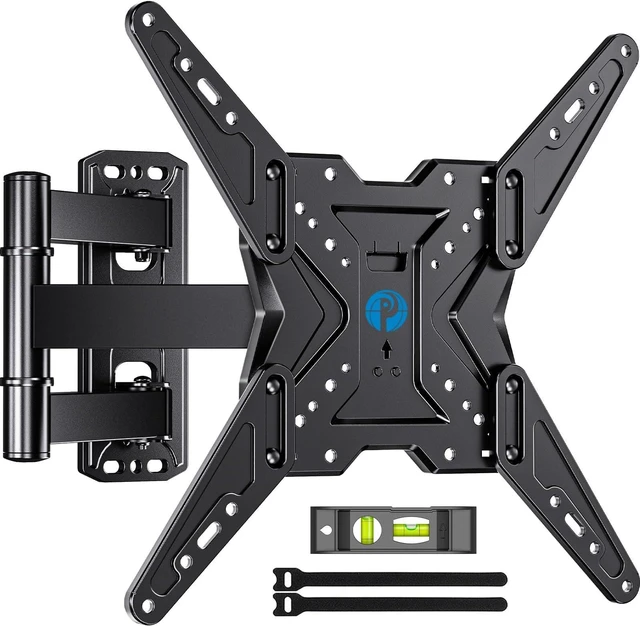 Main image of TV Wall Mount for Most 26 32 50 55-60 inch TVs, Full Motion TV Mount with Swivel, Tilt & Extension, Single Stud Wall Mount Bracket Holds up to 77 lbs, Max VESA 400x400mm, PIMF11
