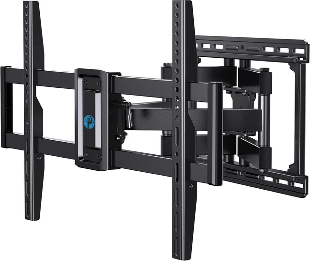 Main image of Full Motion TV Wall Mount for 37-75 inch Flat/Curved TVs up to 100lbs, Wall Mount TV Bracket Swivel and Tilt, TV Mount Fits 8/12/16" Wood Studs, Max VESA 600x400mm, PILF3