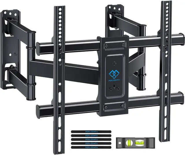 Main image of Corner TV Wall Mount for 2660 inch TVs up to 99 lbs | Max VESA 400x400mm, Full Motion Corner TV Mount with Dual Articulating Arms, Swivel, Tilt, Extension, Fits Different Corners