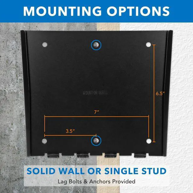 Alt view image 6 of 7 - Low Profile Fixed TV Wall Mount Ultra Slim Flush Design for 2342 Inch Screens Fits VESA 200x200 Heavy-Duty Steel 66 lb Capacity 0.7 Inch Wall Clearance Black