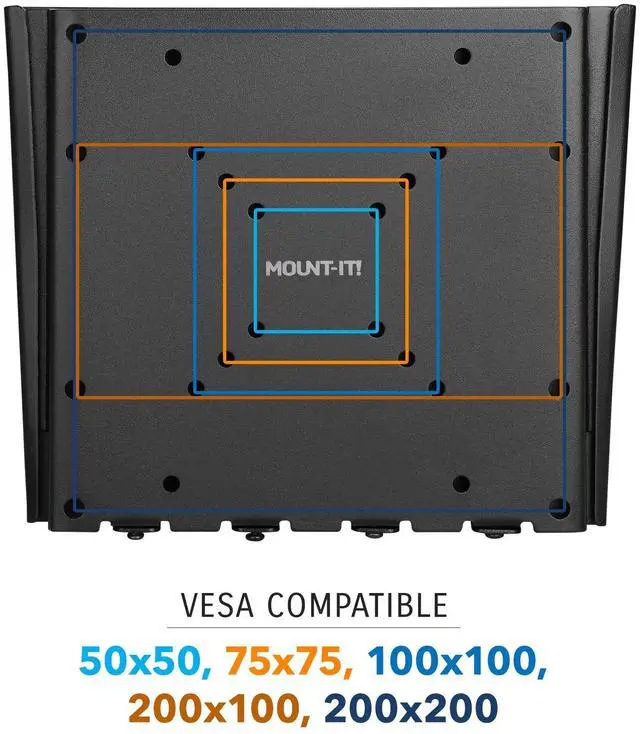 Alt view image 7 of 7 - Low Profile Fixed TV Wall Mount Ultra Slim Flush Design for 2342 Inch Screens Fits VESA 200x200 Heavy-Duty Steel 66 lb Capacity 0.7 Inch Wall Clearance Black