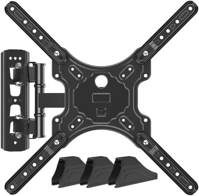 Main image of TV Wall Mounts for Most 26-60 Inches TVs, Full Motion TV Bracket with Swivel and Extension, Articulating Arms, Tilt, Leveling, Single Stud Design, Max VESA 400x400mm up to 77lbs, MU0009