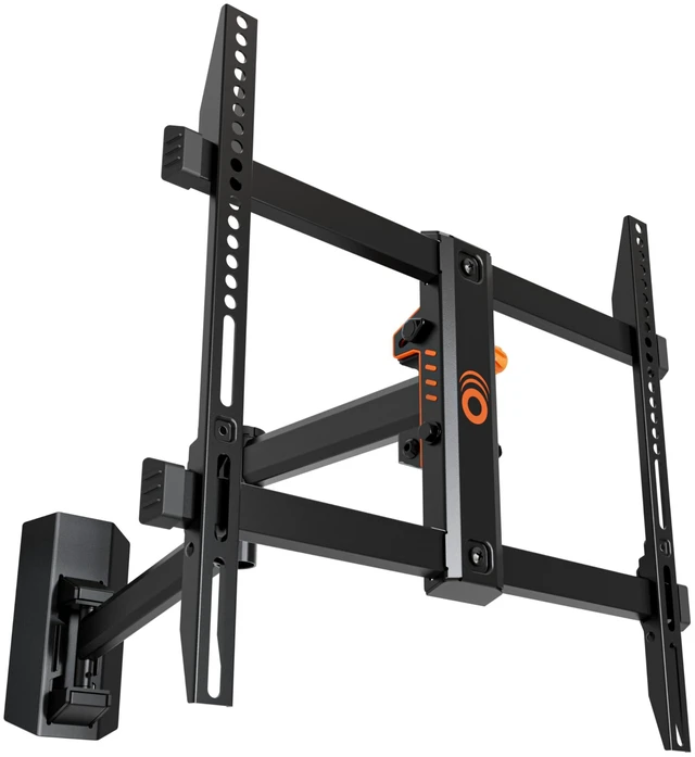 Main image of ECHOGEAR SwiftStud Swivel Full Motion TV Wall Mount for TVs Up to 60" - Smooth Extention, Tilt - Wall Template for Easy Install On 1 Stud - Level & Hide Cables After Install