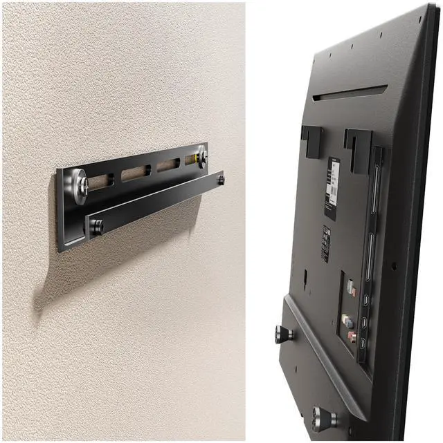 Main image of Small TV Mount for 12 to 55 Inch TVs | 1.1" Low Profile, Universal TV Bracket, up to 100 Lbs, Fits All Walls, Include All Hardware, Fit 32" 40" 43" 50" 55" Screen