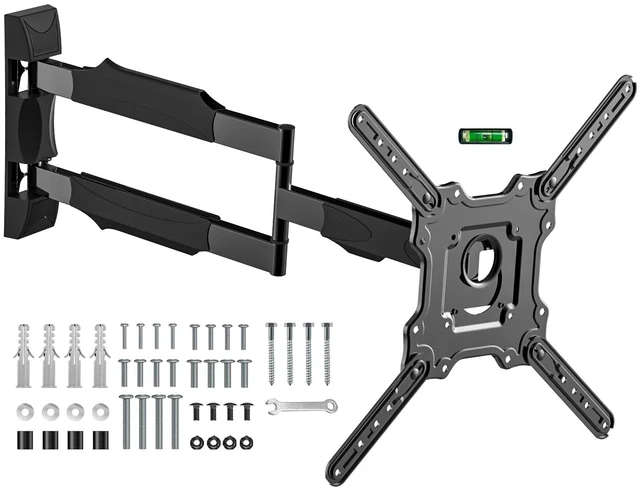 Main image of 28.3" Long Arm TV Wall Mount for Most 26-65 Inch TV | Corner Wall Mount TV Bracket With Extension Arm Articulating, Swivel and Tilt, Max VESA 400x400mm and Up to 80 lbs