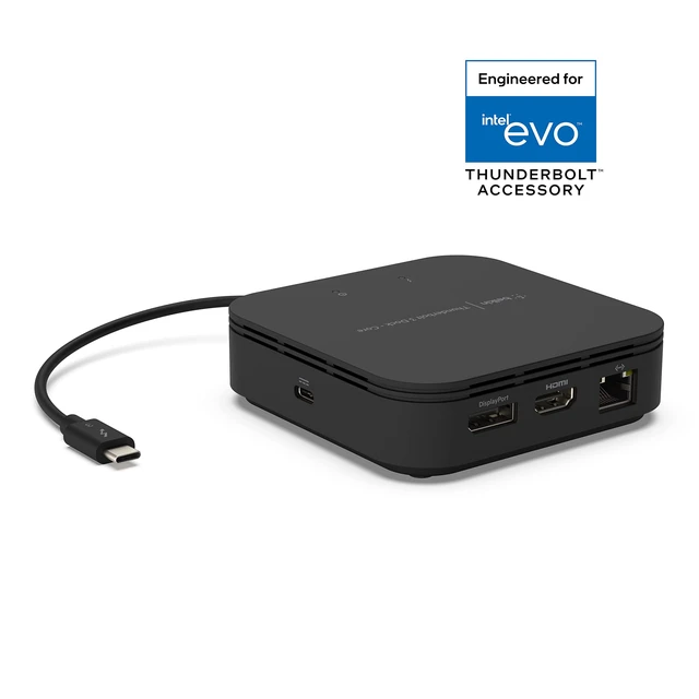 Alt view image 6 of 7 - Thunderbolt 3 Dock Core With Thunderbolt 3 Cable - Usb C Hub - 7-In-1 Docking Station For Macs & Windows, 60W Upstream Charging, With Gigabit Ethernet, Displayport & Audio Ports