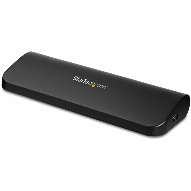Alt view image 7 of 7 - Dual Monitor USB 3.0 Laptop Docking Station with HDMI/DVI/VGA, 3x USB-A Hub, GbE, Audio, Universal Type-A Dock for Windows/macOS/ChromeOS - TAA Compliant (USB3SDOCKHDV)