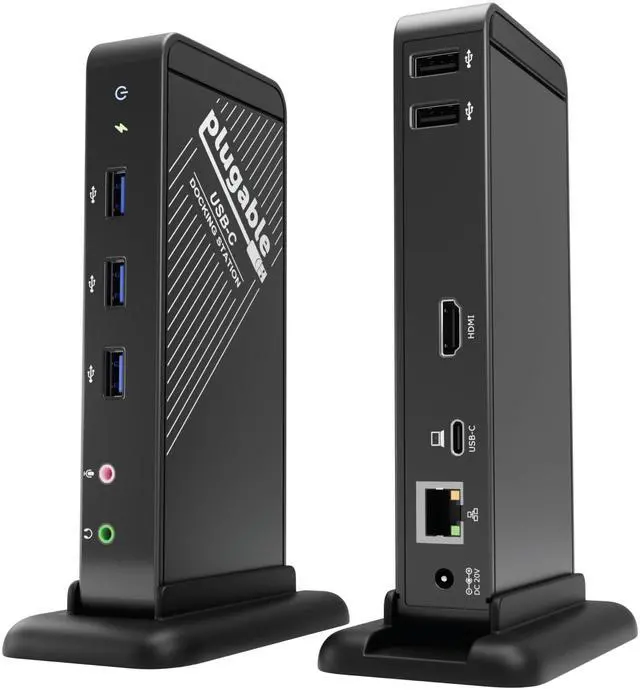 Main image of USB-C Dock with 4K HDMI and 60W Charging, Compatible with MacBook Neo, Thunderbolt 3/4, USB4, and USB-C macOS, Windows, and Chromebook, 1Gbps Ethernet, 3X USB 3.0, 2X USB 2.0, Driverless