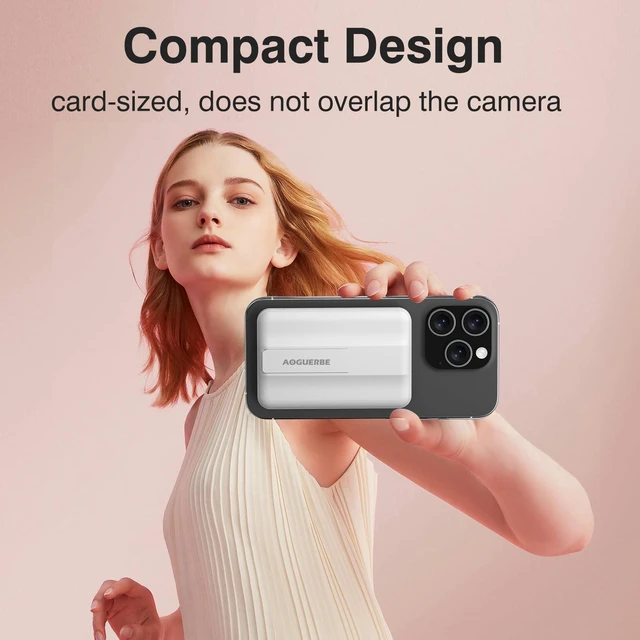 Alt view image 6 of 6 - for MagSafe Portable Charger, 10000mAh Magnetic Charger for iPhone | Power Bank with Stand, 22.5W Fast Charging, LED Display, Wireless Battery Pack for iPhone 17/16/15/14/13/12, Travel Essential